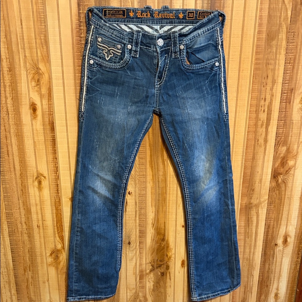 Rock Revival Distressed Denim Jeans